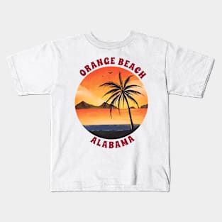 Orange Beach Kids T-Shirt